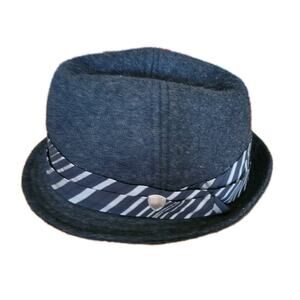 Ben Sherman Men’s Fedora Hat Gray Wool Sz M-L